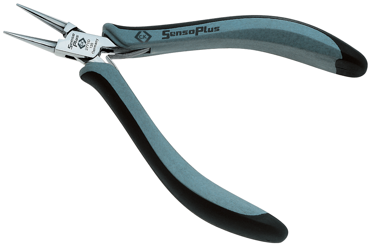 CK TOOLS ESD 라운드 노즈 플라이어 T3771D 120